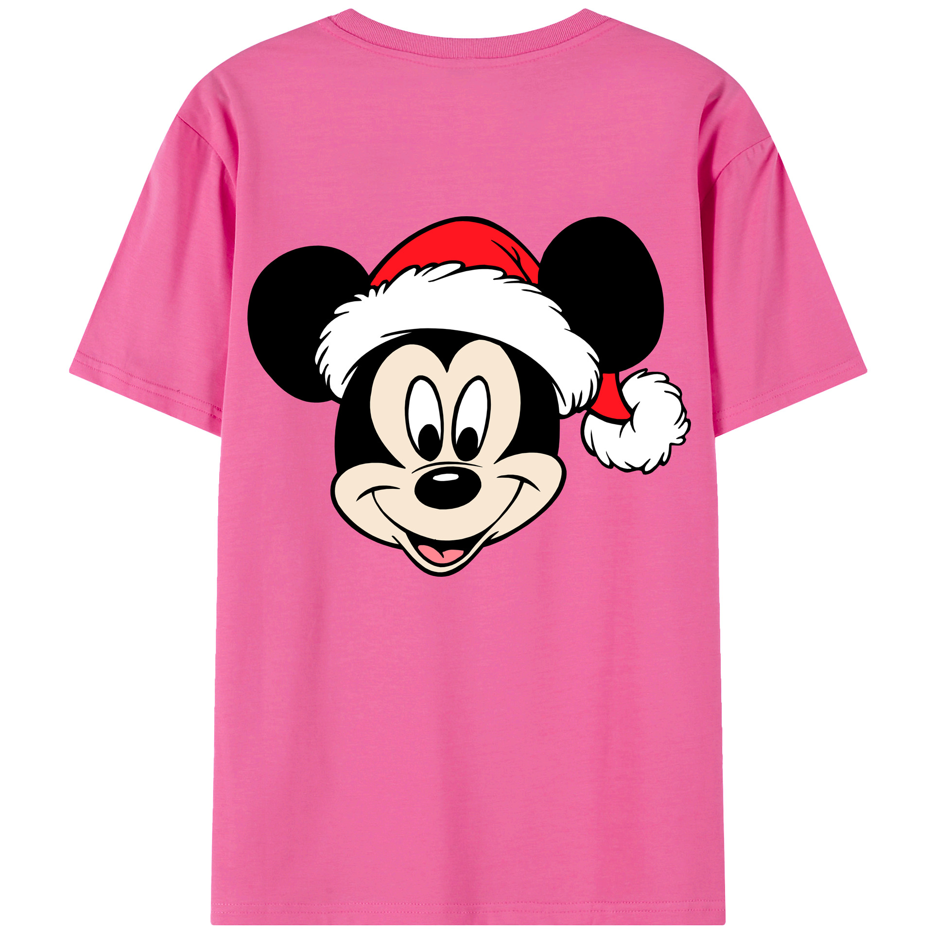 （画像用） ミッキーマウス Mickey Mouse レディース半袖Tシャツ(バックプリント)